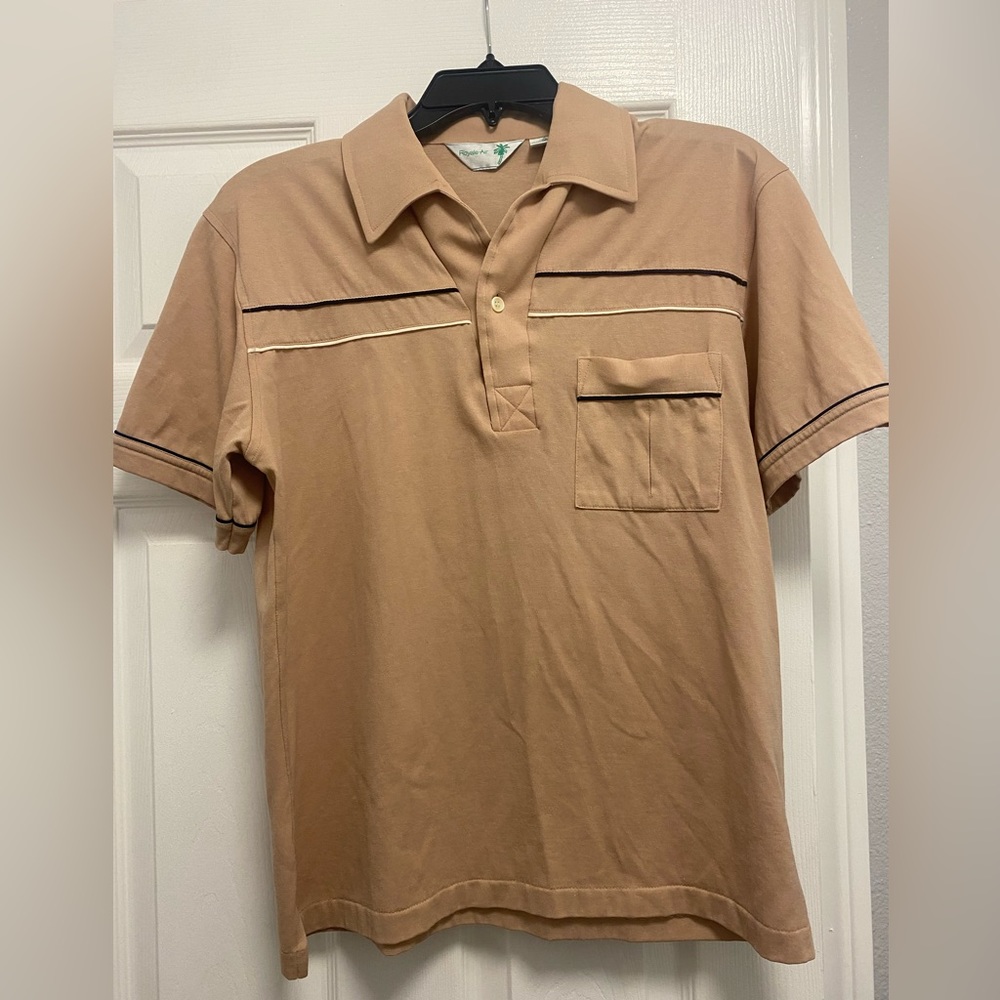 Vintage Royale-Air polo collar shirt with pocket size medium